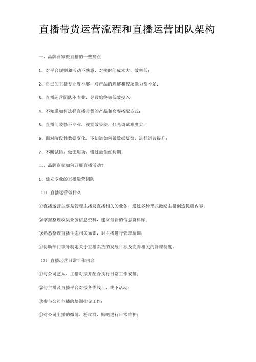 直播中控运营岗位职责_直播中控工作职责_职责直播中控岗位运营工作内容